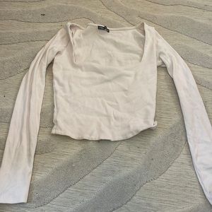 Zara square neck long sleeve